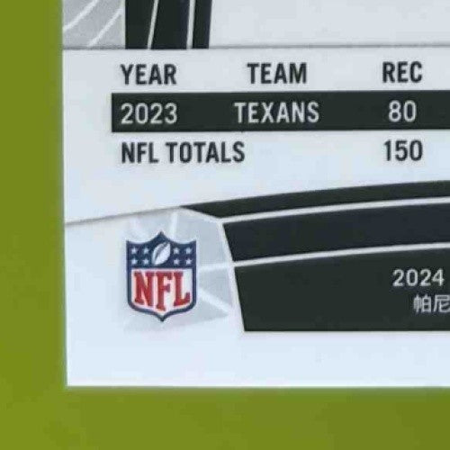 2024 Panini Obsidian Nico Collins Red 40/49 #75 Houston Texans - Sports Cards