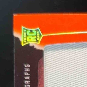 2024 Panini Origins Michael Penix Jr Rookie Jumbo Jersey Auto Orange Patch 75/75 - Sports Cards