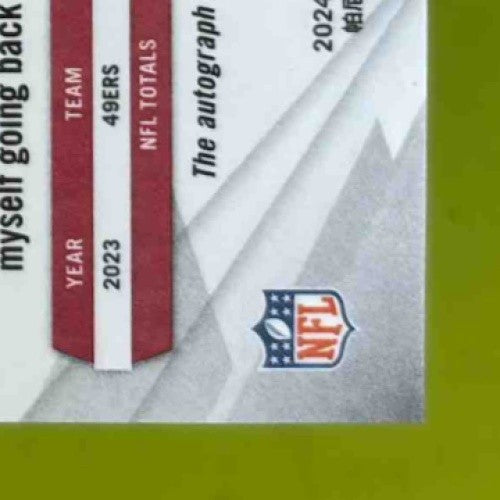 2024 Panini Phoenix Charvarius Ward Auto 26/199 #22 San Francisco 49ers - Sports Cards