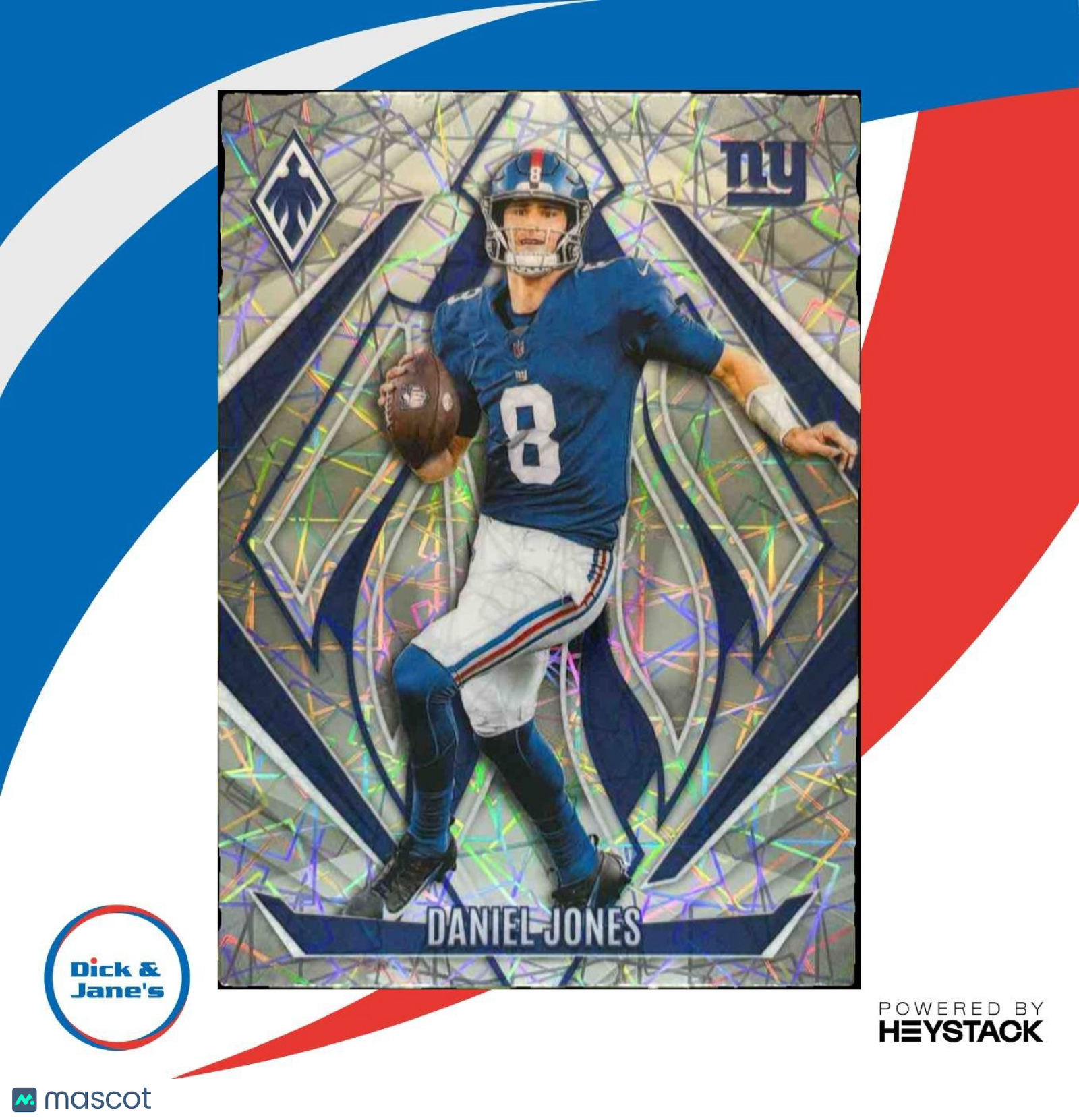 2024 Panini Phoenix Daniel Jones Lazer #32 New York Giants - Sports Cards
