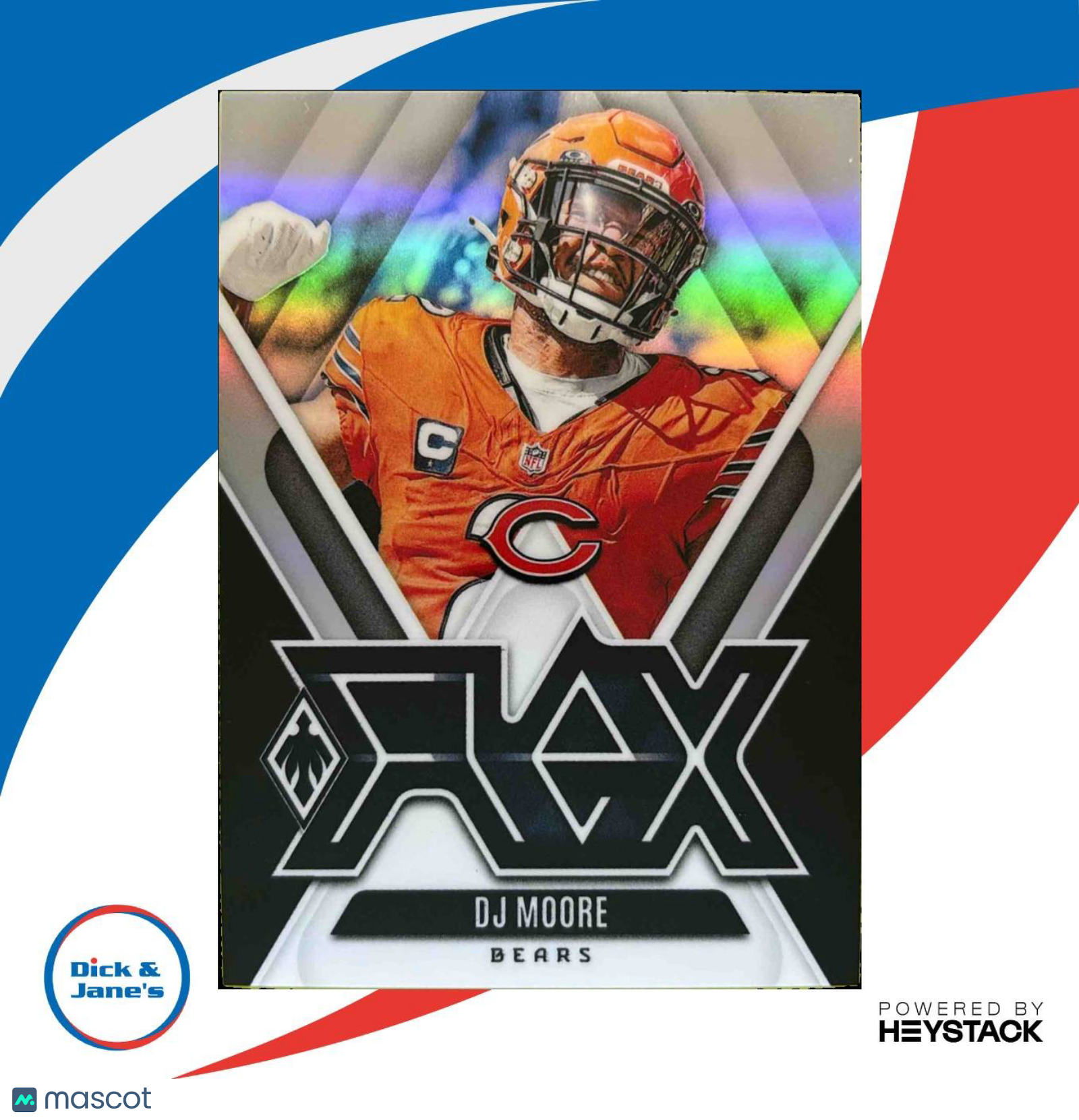 2024 Panini Phoenix DJ Moore Flex #F-DME Chicago Bears - Sports Cards
