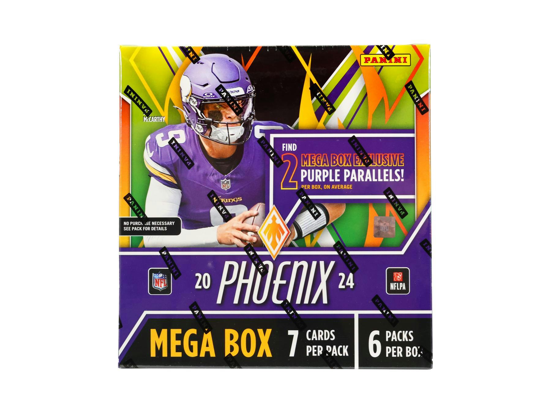 2024 Panini Phoenix Football Mega Box (2 Purple Parallels) - NFL Blaster