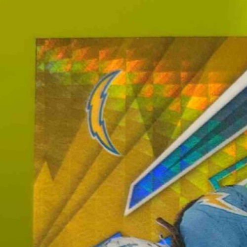 2024 Panini Phoenix Gus Edwards Gold /10 #65 Los Angeles Chargers - Sports Cards