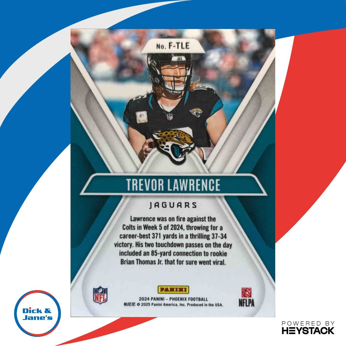 2024 Panini Phoenix Trevor Lawrence Flex #F-TLE Jacksonville Jaguars - Sports Cards