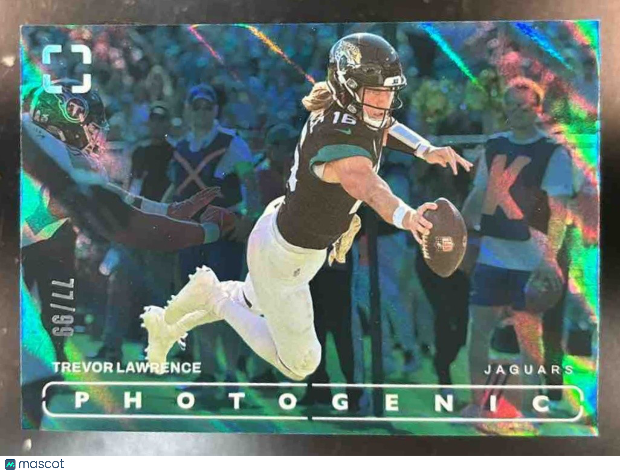 2024 Panini Photogenic Trevor Lawrence Blue /99 #65 Jacksonville Jaguars - Sports Cards