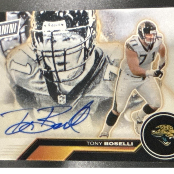 NFL TBバッカニアーズ ウォーレンサップ auto直筆サイン入りジャージー 2024 Panini Player of the Day Tony Boselli Auto #TB