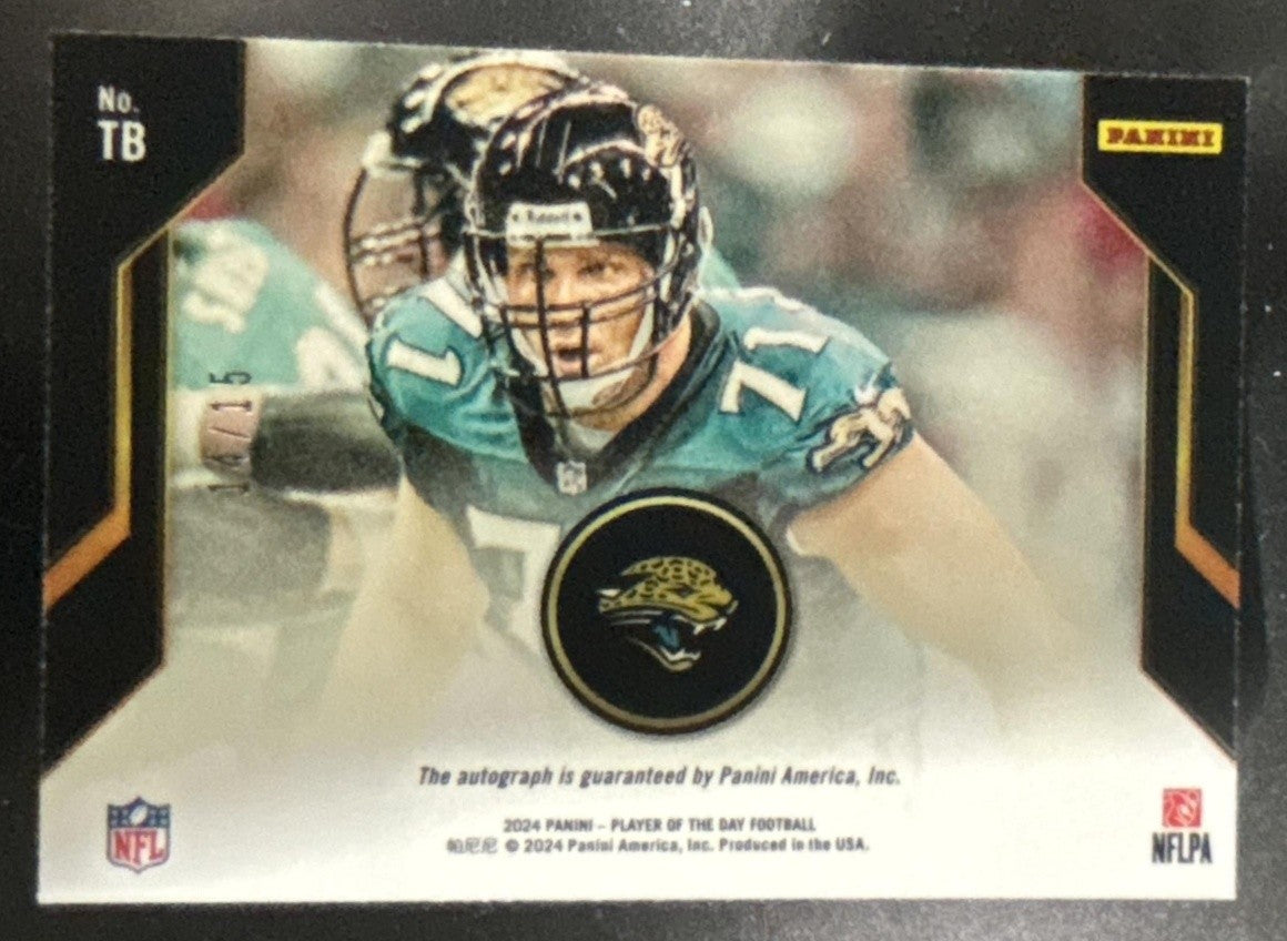 2024 Panini Player of the Day Tony Boselli Auto #TB Jacksonville Jaguars - Sports Cards