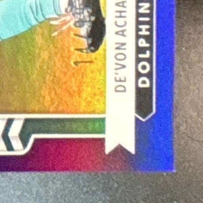 2024 Panini Prestige De’Von Achane Youth Movement Purple /99 Miami Dolphins - Sports Cards