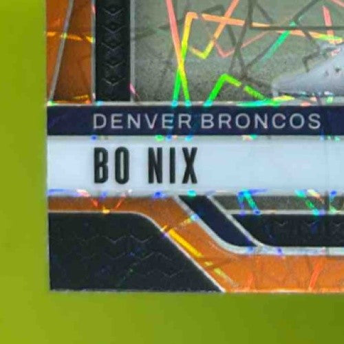 2024 Panini Prizm Bo Nix Lazer #309 RC Denver Broncos - Sports Cards