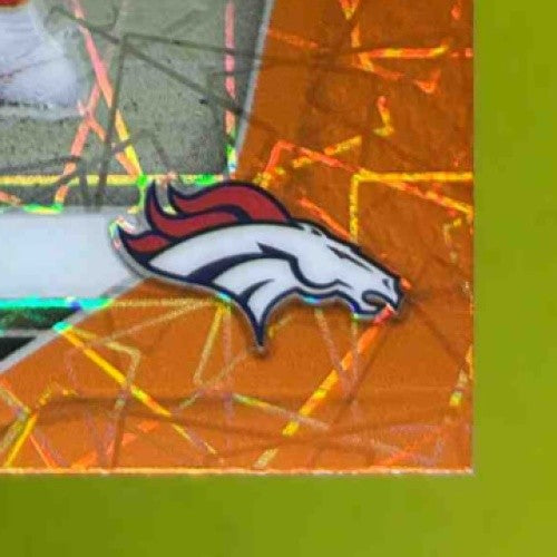2024 Panini Prizm Bo Nix Orange Lazer #309 RC Denver Broncos - Sports Cards
