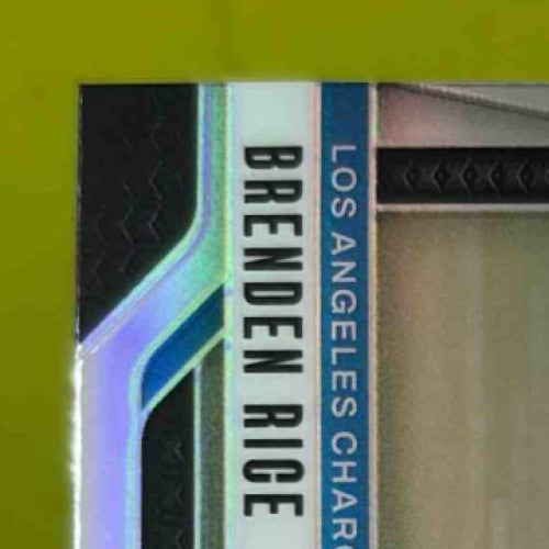 2024 Panini Prizm Brenden Rice HOLO Silver #313 RC Los Angeles Chargers - Sports Cards