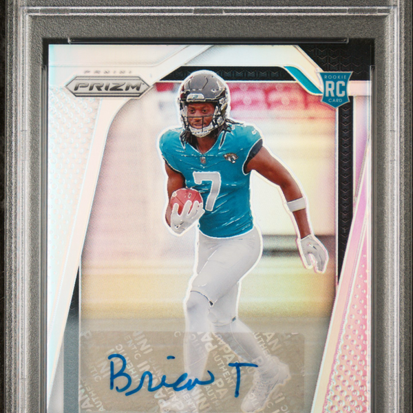 2024 Panini Prizm Brian Thomas Jr Autograph #314 PSA 9