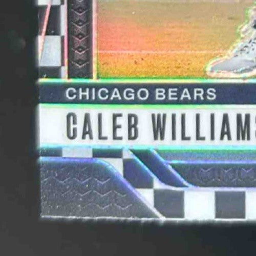 2024 Panini Prizm Caleb Williams Black and White Checker #301 RC Chicago Bears - Sports Cards