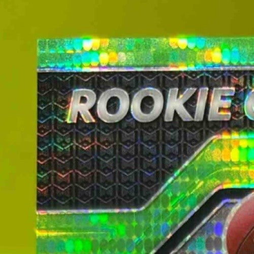 2024 Panini Prizm Caleb Williams Rookie Gear Neon Green Pulsar MEM RC Bears - Sports Cards
