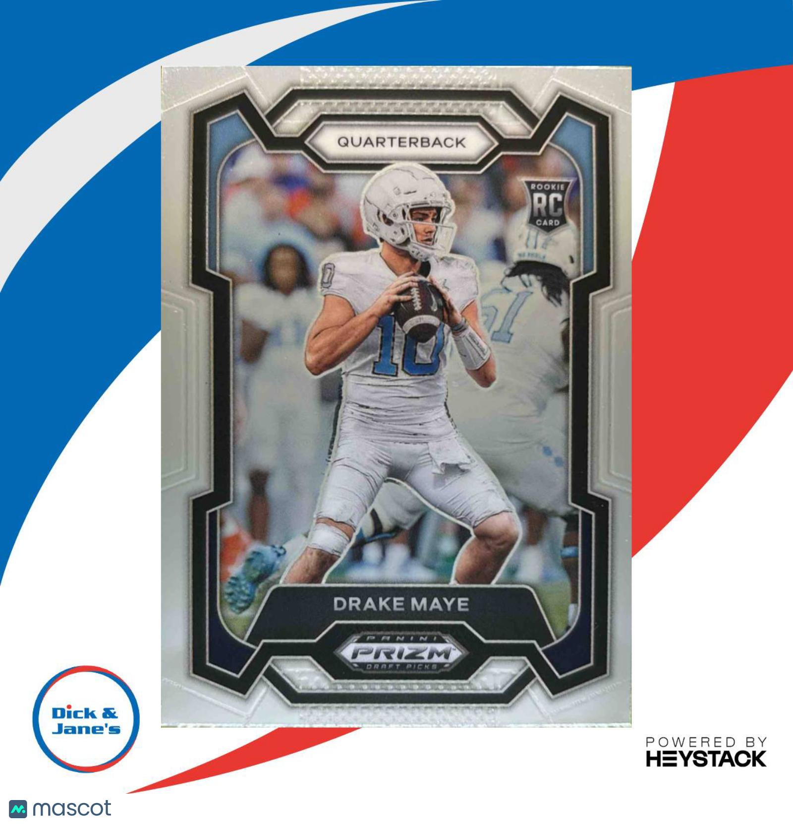2024 Panini Prizm Collegiate Draft Picks Drake Maye #103 RC North Carolina - Sports Cards