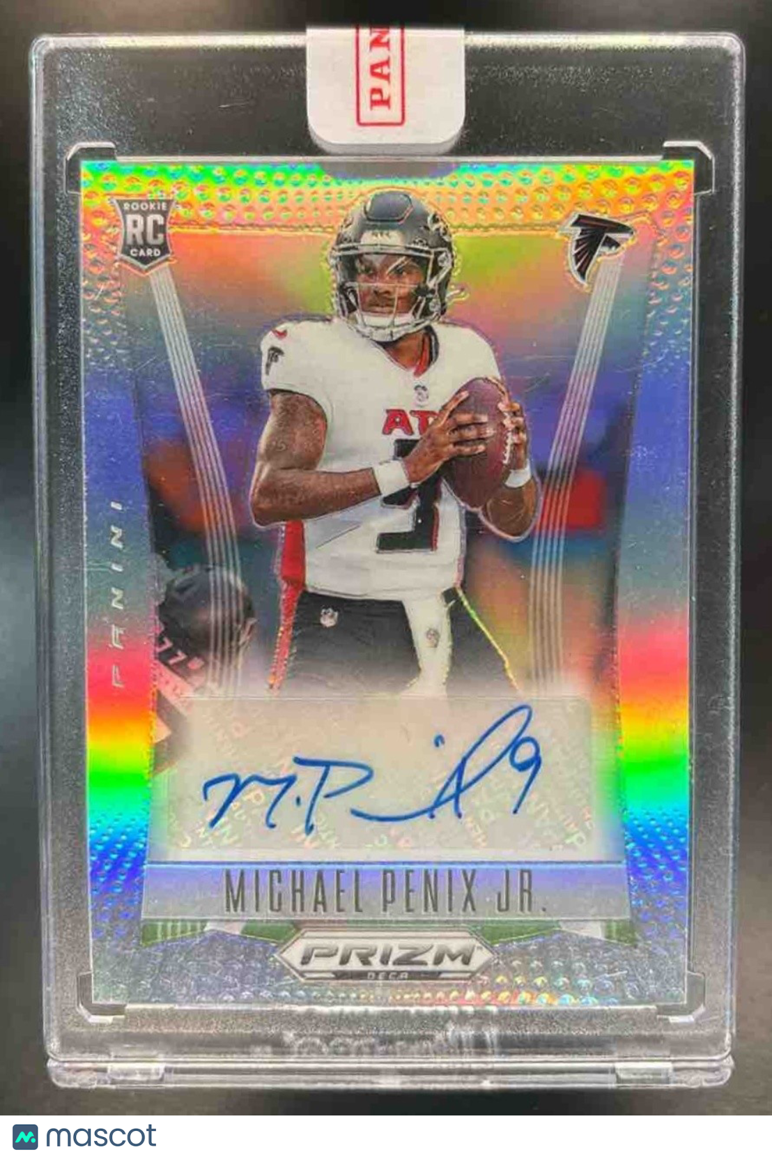 2024 Panini Prizm Deca Michael Penix Jr. Signatures RC Auto Atlanta Falcons - Sports Cards