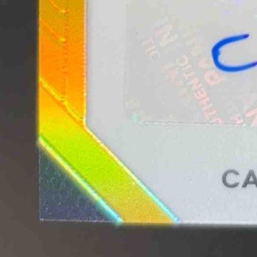2024 Panini Prizm Draft Picks Jumbo Rookie Patch Autographs Gold Cade Stover /10 - Sports Cards