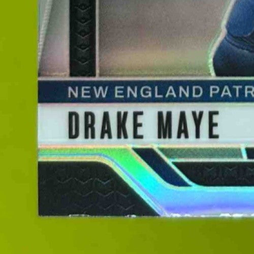 2024 Panini Prizm Drake Maye Silver HOLO #329 RC New England Patriots DJ2 - Sports Cards