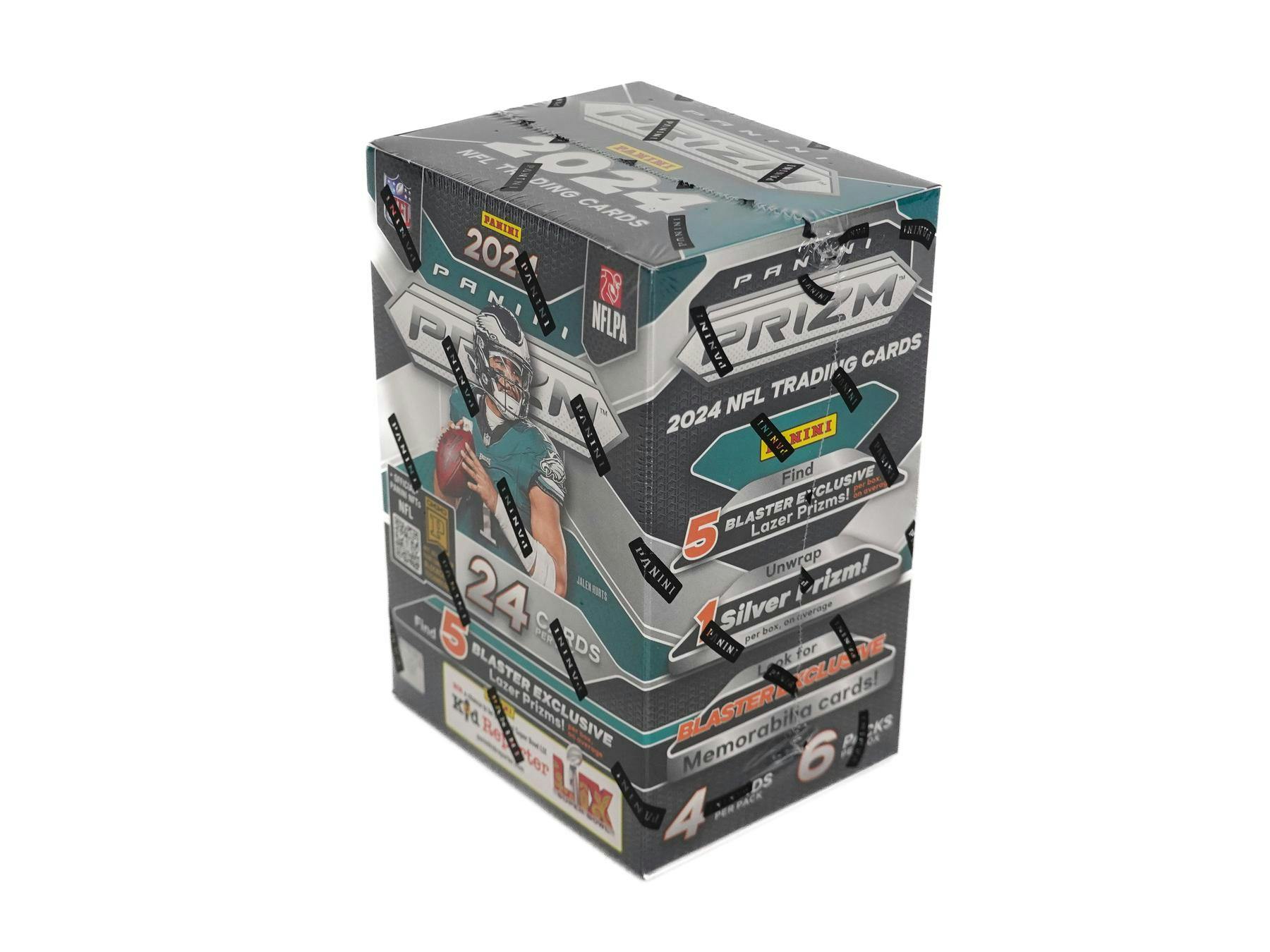 Retaill 2024 Panini Prizm Football 6-Pack Blaster Box (Lazer Prizms) - NFL Blaster