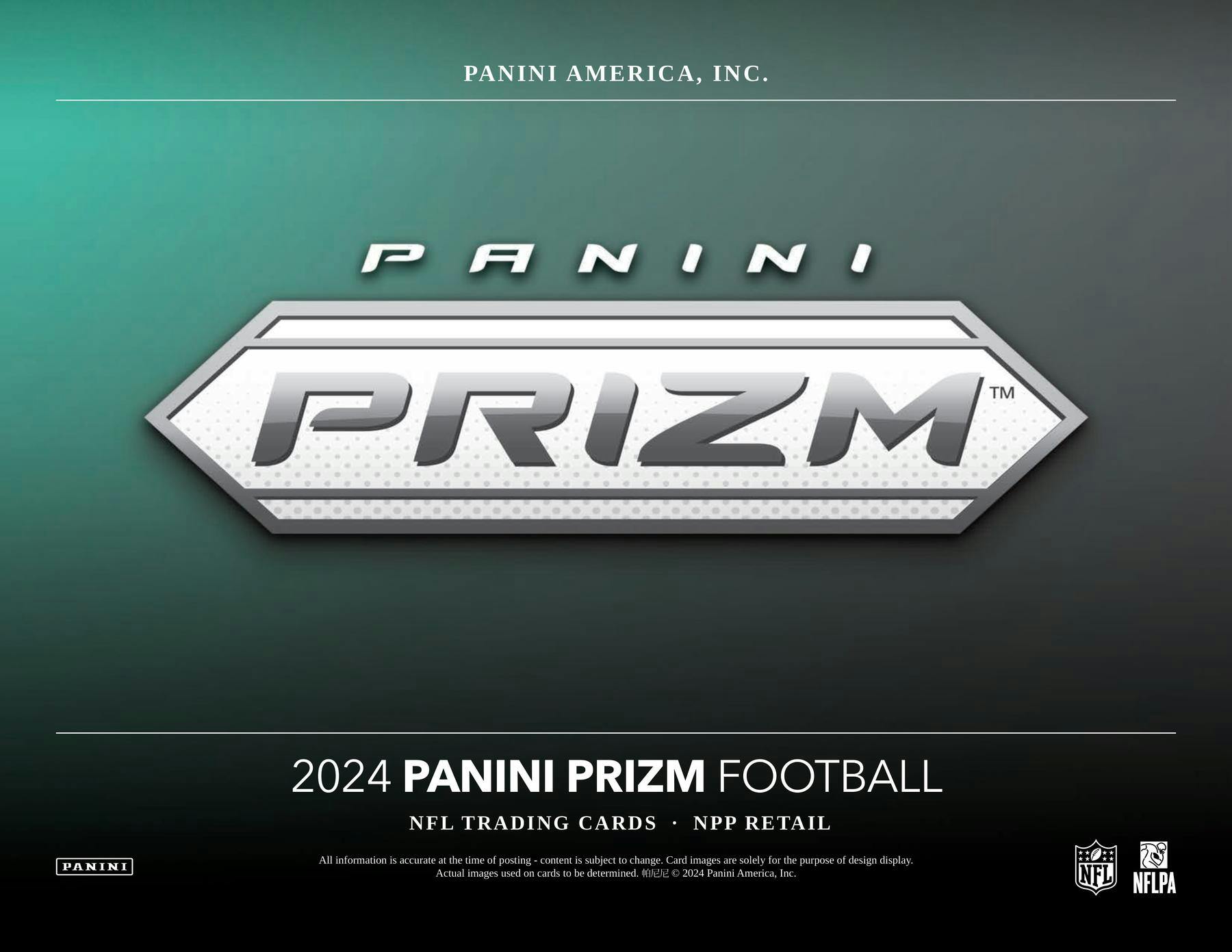 Retaill 2024 Panini Prizm Football 6-Pack Blaster Box (Lazer Prizms) - NFL Blaster