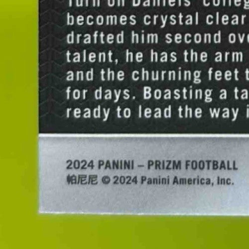 2024 Panini Prizm Jayden Daniels #347 RC Washington Commanders - Sports Cards