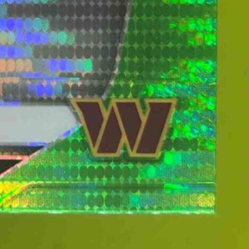 2024 Panini Prizm Jayden Daniels Neon Green Pulsar #347 RC Washington Commanders - Sports Cards