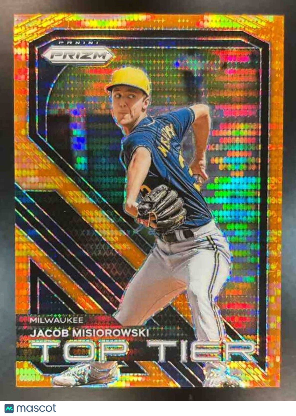 2024 Panini Prizm Joe Mauer Orange Pulsar /399 #7 Minnesota Twins - Sports Cards