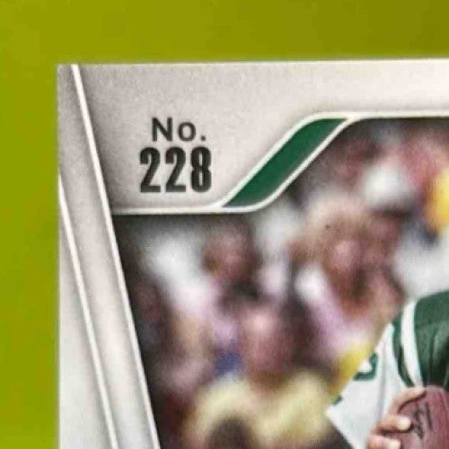 2024 Panini Prizm Joe Namath Red and Yellow 33/44 #228 New York Jets - Sports Cards