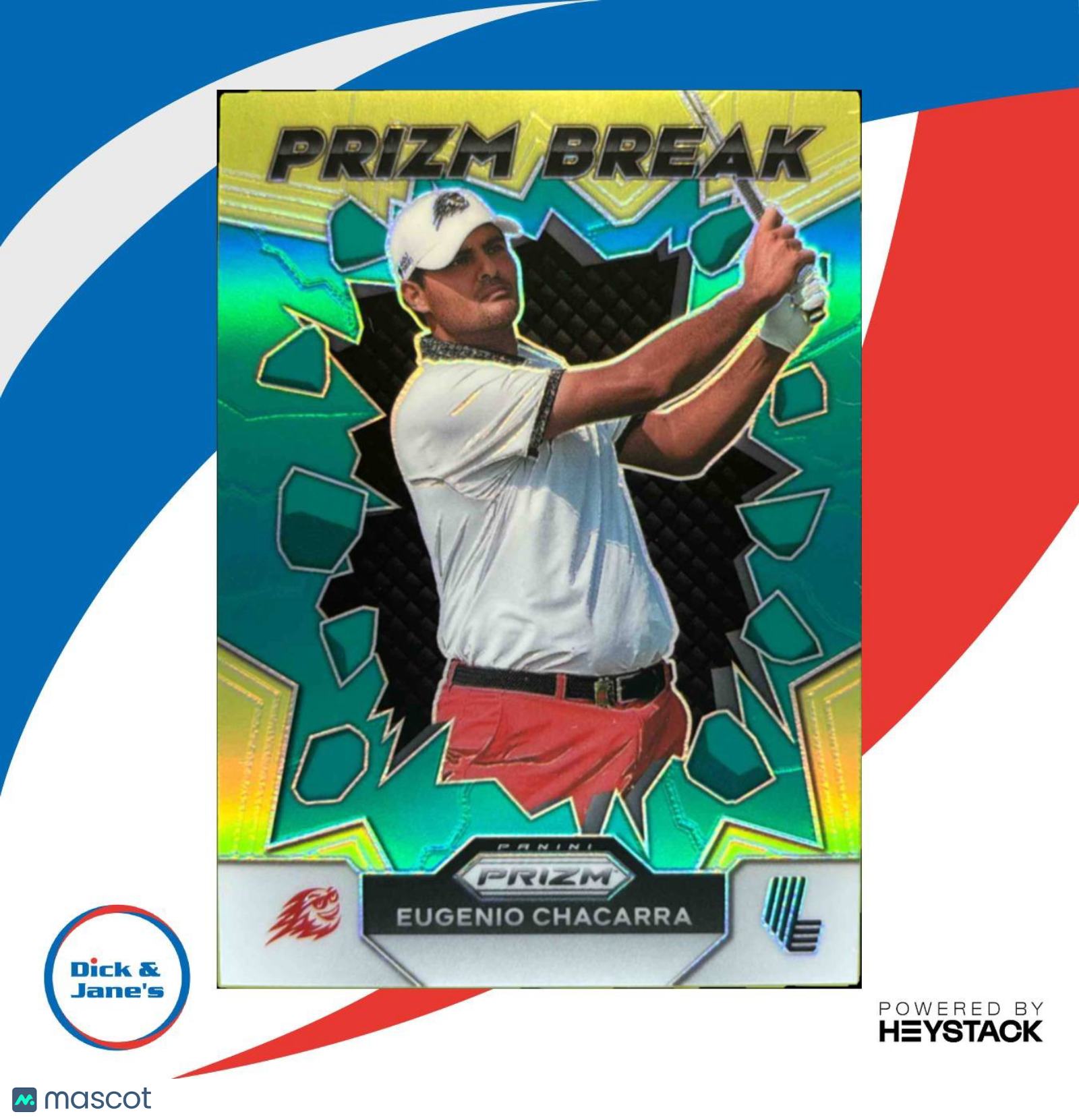 2024 Panini Prizm LIV Eugenio Chacarra Break Teal Prizms 25/199 #10 Fireballs GC - Sports Cards