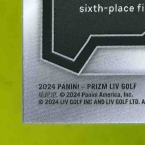 2024 Panini Prizm LIV Golf Kevin Na Green Mojo 35/54 #10 Iron Heads GC - Sports Cards