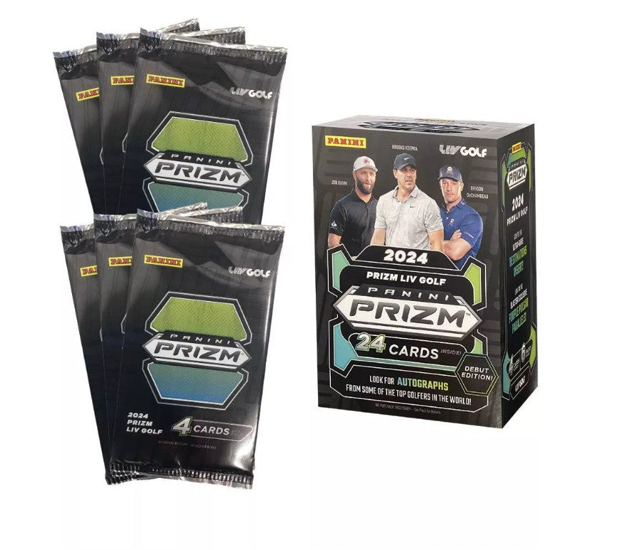 2024 Panini Prizm LIV Golf Trading Card Blaster Box (Purple Pulsars) - Blaster Box