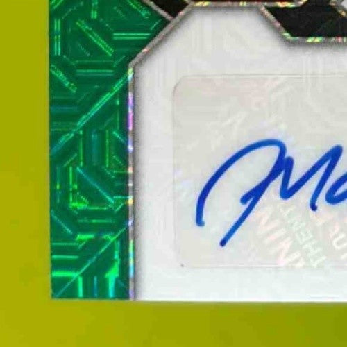 2024 Panini Prizm LIV Matt Jones Signatures Green Mojo 29/54 Auto Ripper GC - Sports Cards