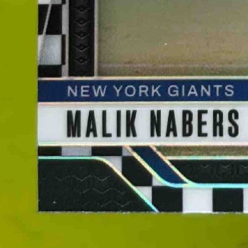 2024 Panini Prizm Malik Nabers Black and White Checker #370 RC New York Giants - Sports Cards
