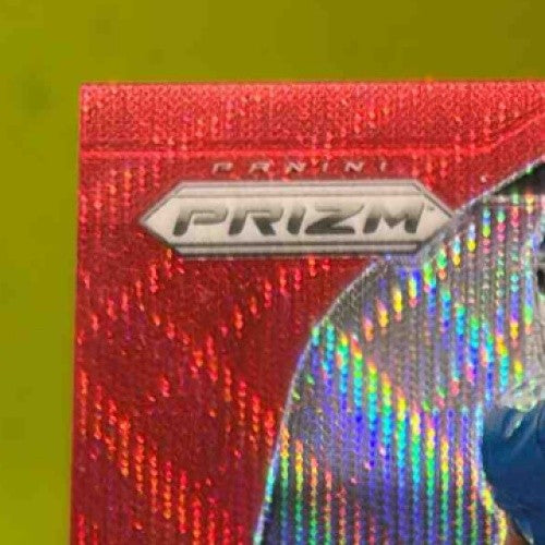 2024 Panini Prizm Malik Nabers Red Wave 29/149 #370 RC New York Giants - Sports Cards
