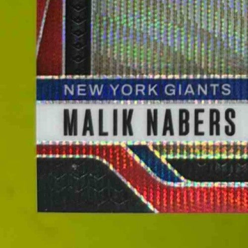 2024 Panini Prizm Malik Nabers Red Wave 29/149 #370 RC New York Giants - Sports Cards