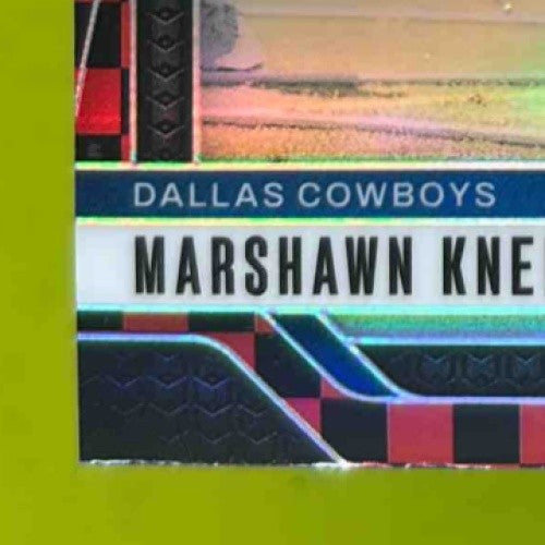 2024 Panini Prizm Marshawn Kneeland Black and Red Checker #373 RC Dallas Cowboys - Sports Cards
