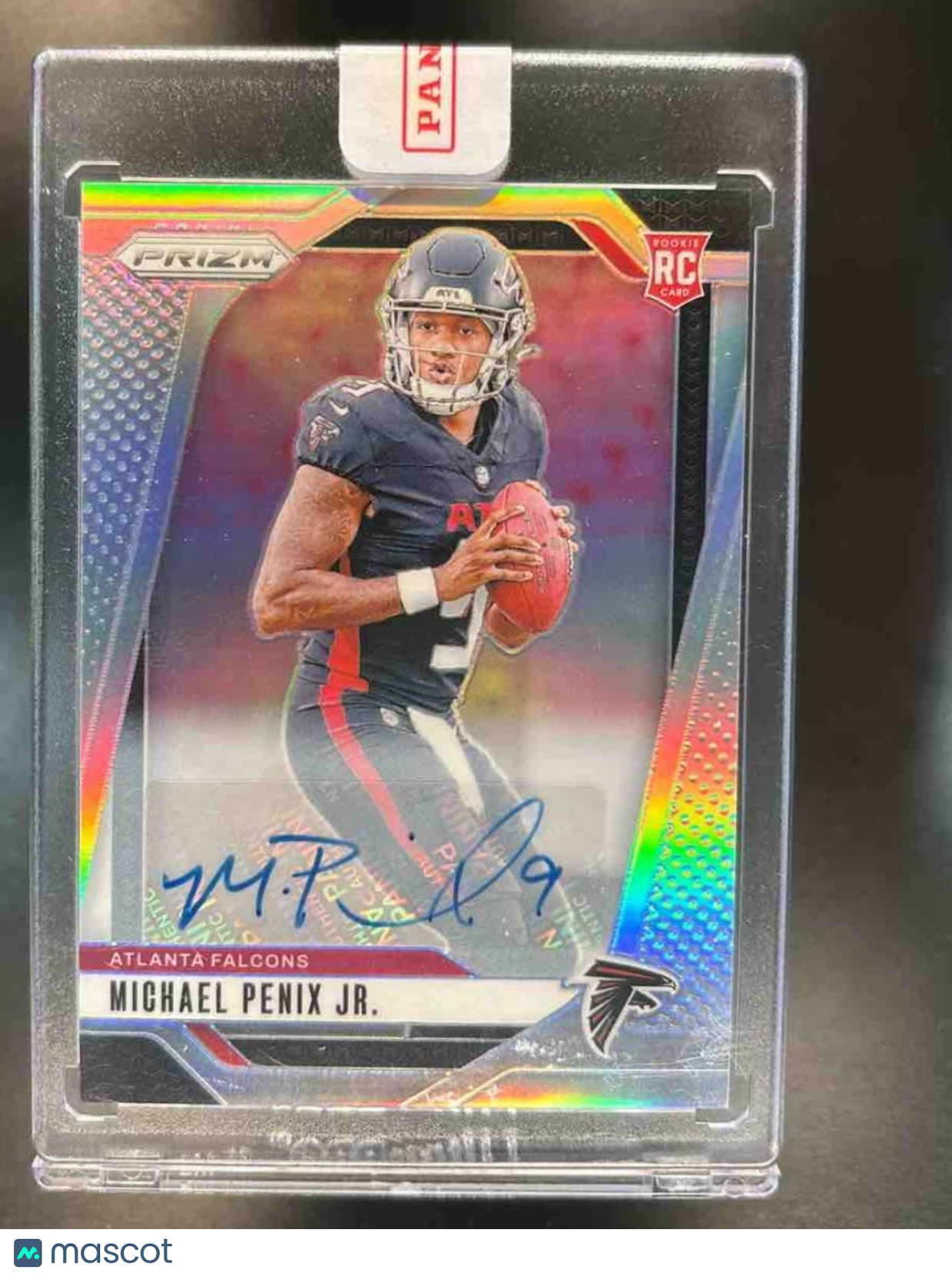 2024 Panini Prizm Michael Penix Jr. Auto Silver #378 RC Atlanta Falcons - Sports Cards