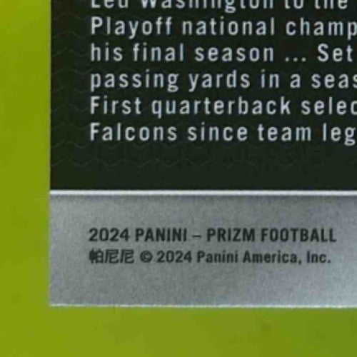 2024 Panini Prizm Michael Penix Jr. Rookie Variations #31 RC VAR Atlanta Falcons - Sports Cards