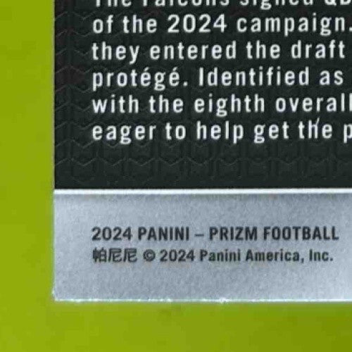 2024 Panini Prizm Michael Penix Jr. Silver HOLO #378 RC Atlanta Falcons - Sports Cards