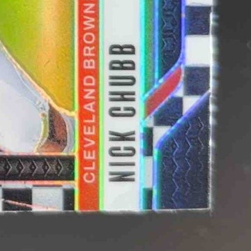 2024 Panini Prizm Nick Chubb Black and White Checker #65 Cleveland Browns - Sports Cards