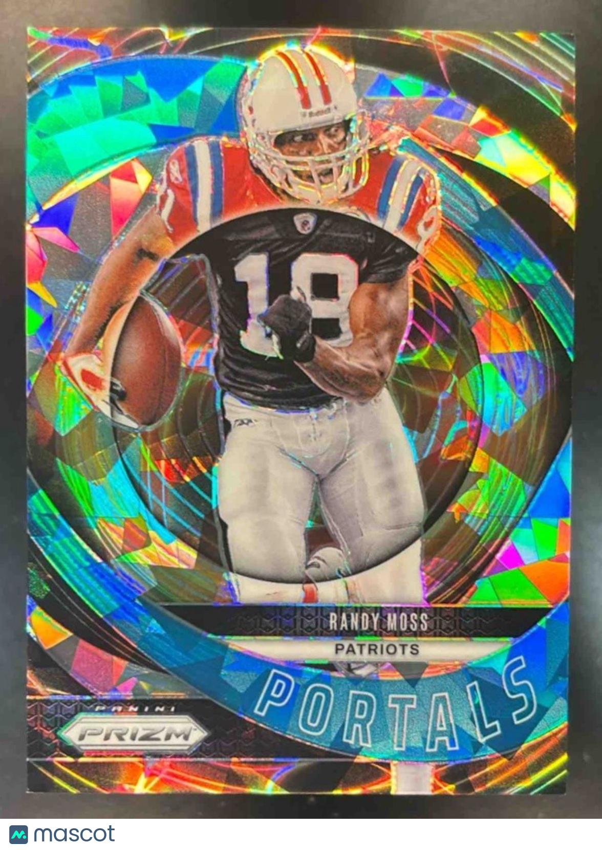 2024 Panini Prizm Randy Moss Portals Blue Ice /99 #3 - Sports Cards