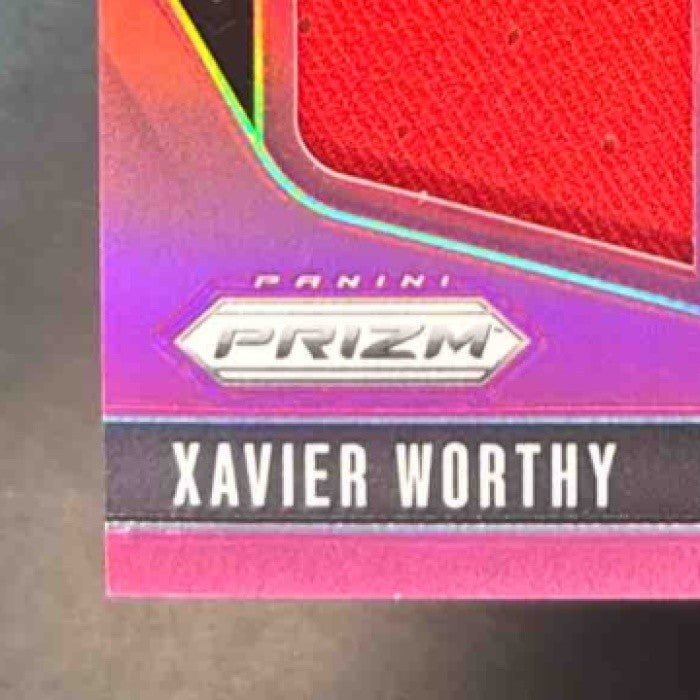 2024 Panini Prizm Xavier Worthy Premier Jerseys Pink MEM RC Kansas City Chiefs - Sports Cards