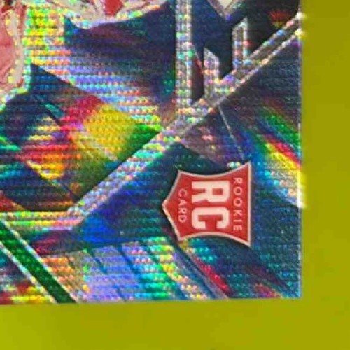 2024 Panini Prizm Xavier Worthy Prizmatic Green Wave #14 RC Kansas City Chiefs - Sports Cards