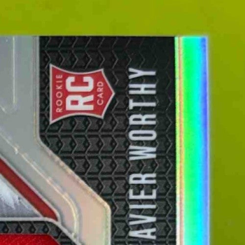 2024 Panini Prizm Xavier Worthy Rookie Gear #RG-XWY MEM RC Kansas City Chiefs - Sports Cards