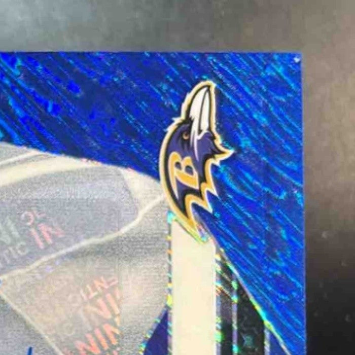 2024 Panini Prizm Zay Flowers Auto Blue Shimmer /25 #21 Baltimore Ravens - Sports Cards