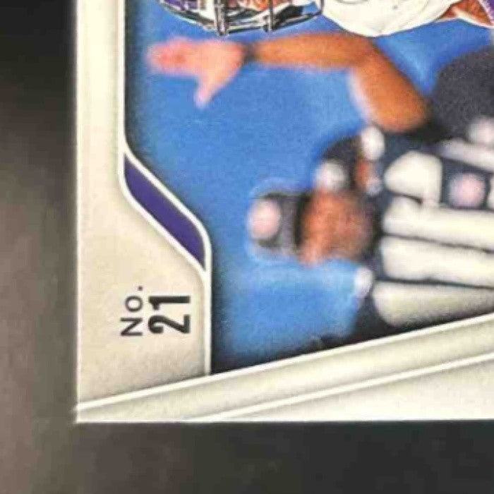 2024 Panini Prizm Zay Flowers Auto Blue Shimmer /25 #21 Baltimore Ravens - Sports Cards