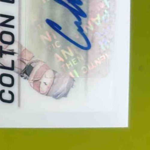 2024 Panini Prospect Edition Colton Ledbetter Holo Ticket Signatures #134 Rays - Sports Cards