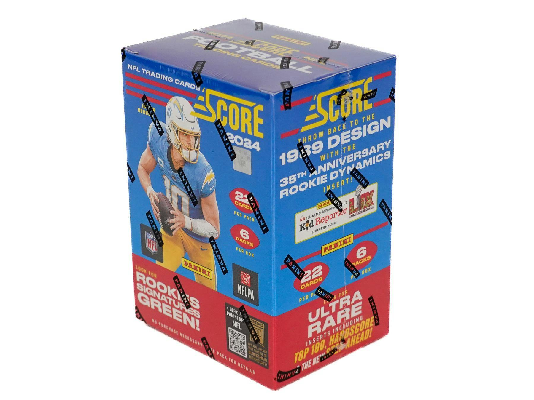 2024 Panini Score Football Blaster Box (Green Parallels) - NFL Blaster