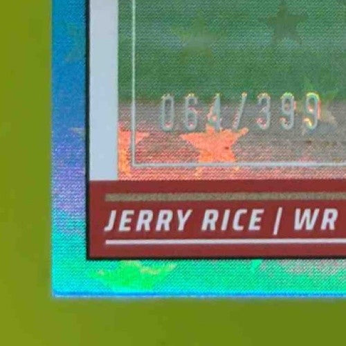 2024 Panini Score Jerry Rice Stars 64/399 #298 San Francisco 49ers - Sports Cards