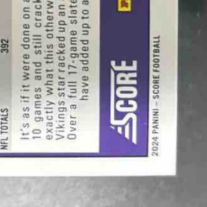 2024 Panini Score Justin Jefferson Spokes /180 #183 Minnesota Vikings - Sports Cards